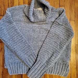 Pink Rose Soft Turtleneck Sweater woman